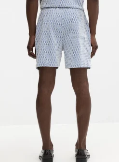 Diamond jacquard short
