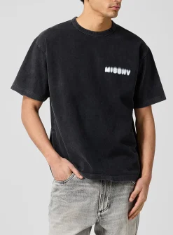 Diffuse logo faded T-shirt