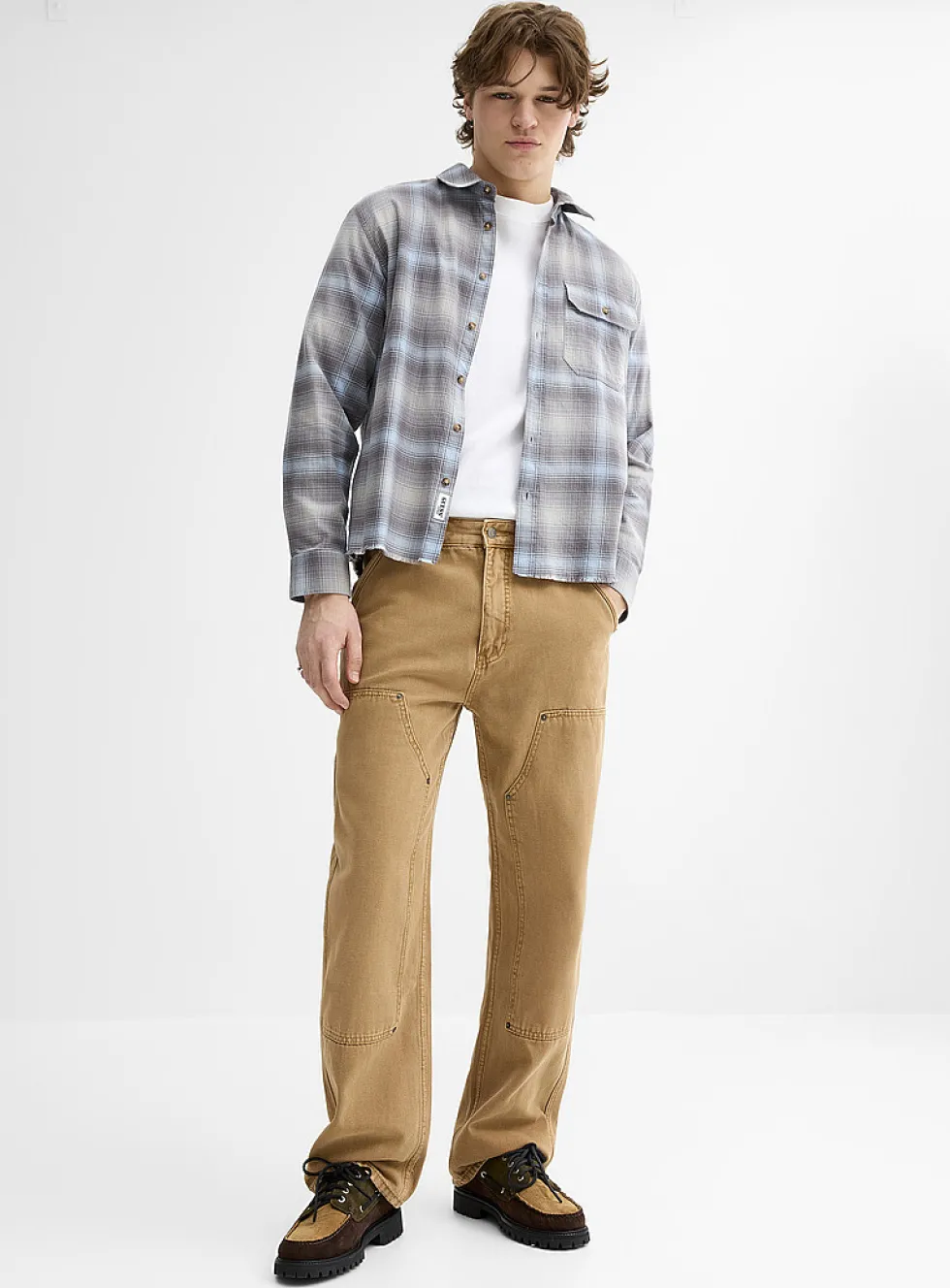 Double-knee carpenter pant