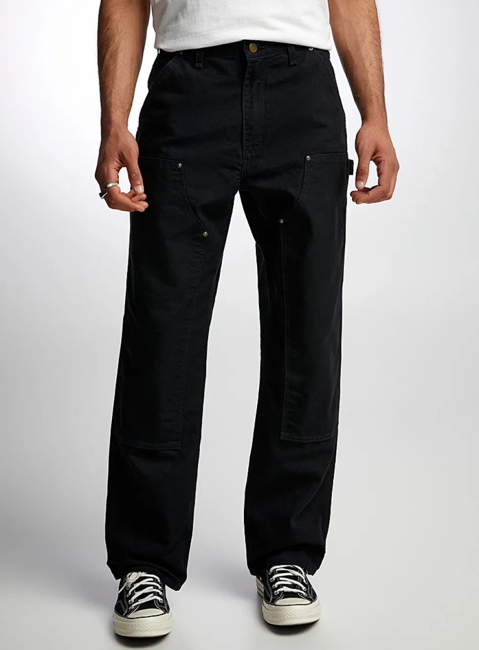Double-knee carpenter pant