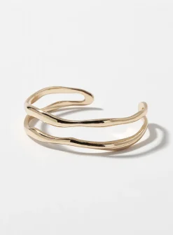 Double-like open bangle