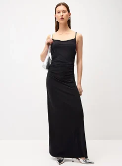 Draped maxi dress