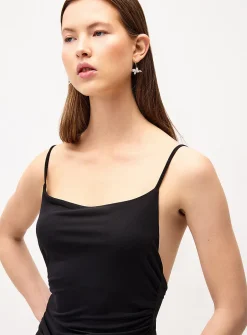 Draped maxi dress