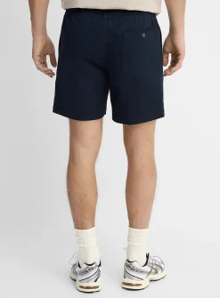 Drawstring-waist chino short
