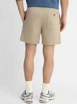 Drawstring-waist chino short