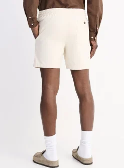 Drawstring-waist chino short