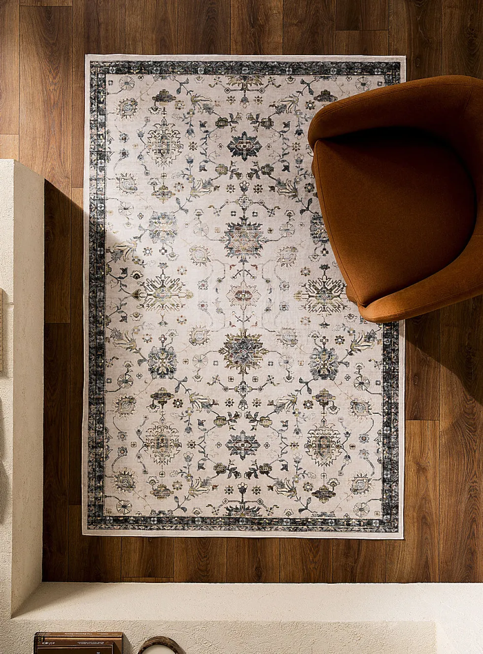 Dreamy flowers Persian-style rug