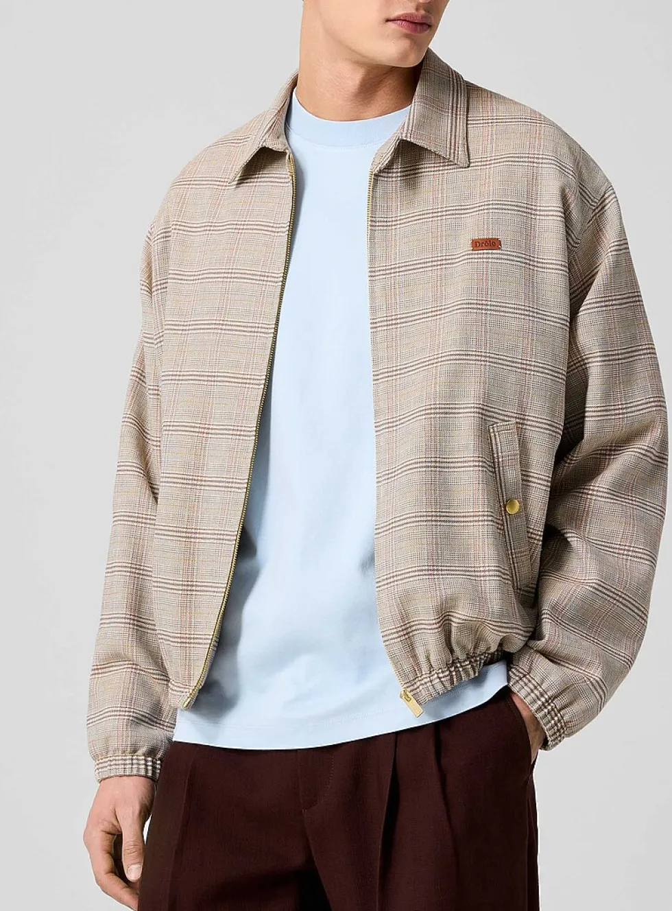 Drôle plaid jacket