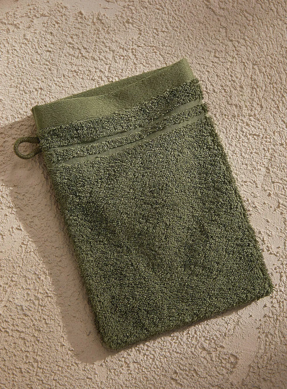 Egyptian cotton wash mitt