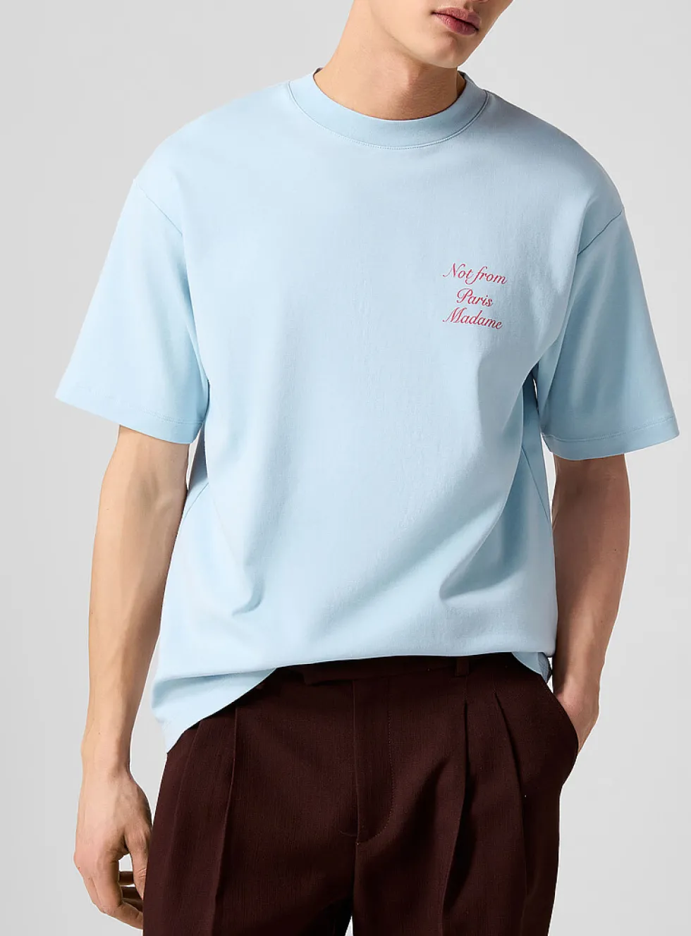 Elegant script slogan T-shirt