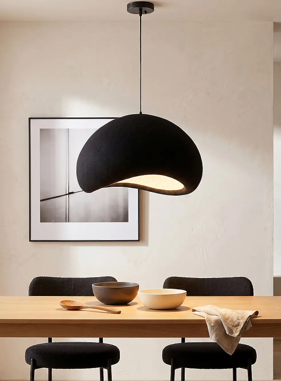 Ellara textured shade light fixture