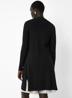 Elongated open cardigan