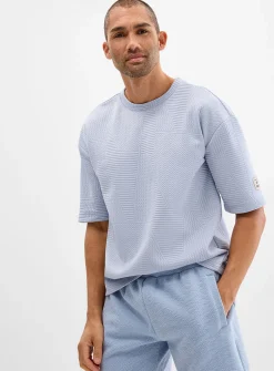 Embossed geo T-shirt
