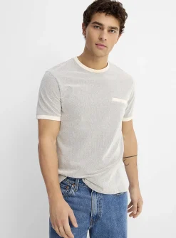 Embossed honeycomb T-shirt