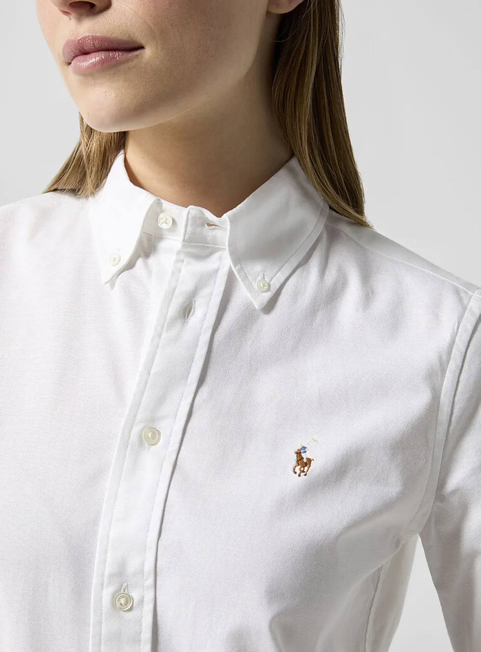 Embroidered logo shirt