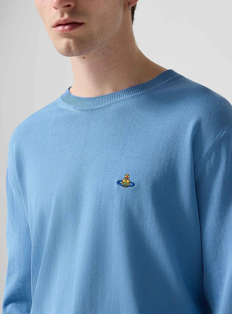 Embroidered orb sweater