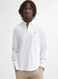 Embroidered rider jersey polo