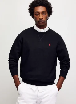 Embroidered rider logo sweatshirt