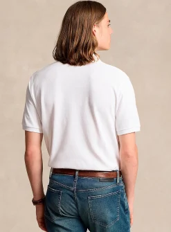 Embroidered rider piqué polo