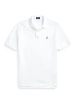 Embroidered rider piqué polo
