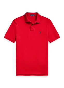Embroidered rider piqué polo