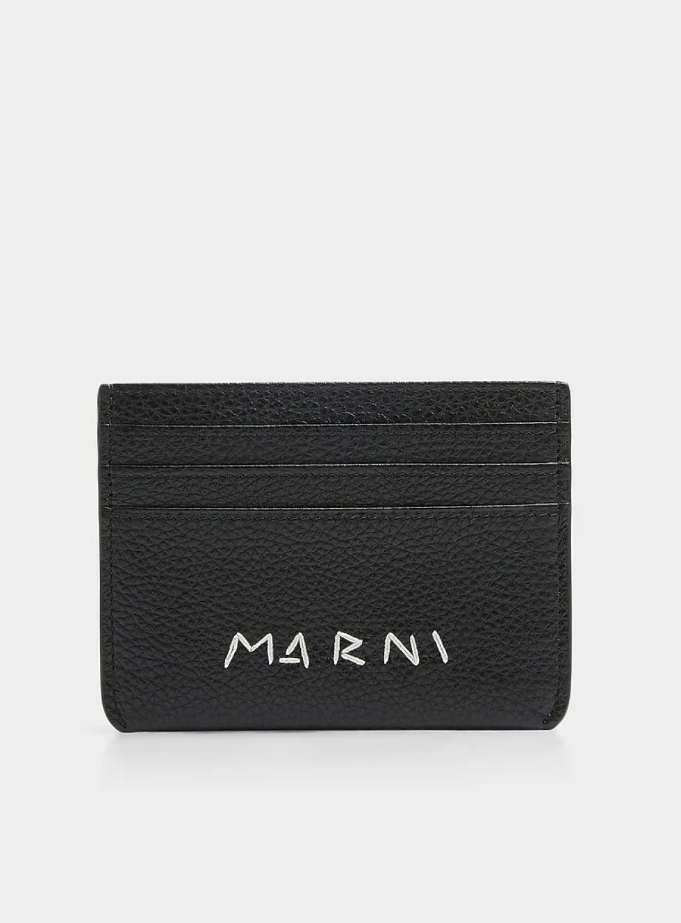 Embroidered signature card case