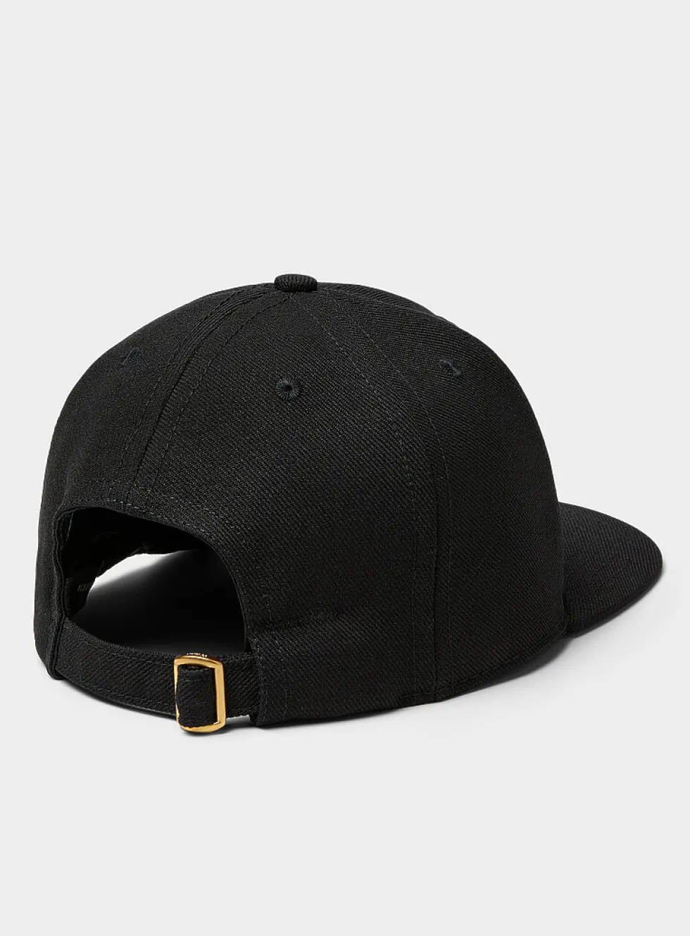 Embroidered typography cap