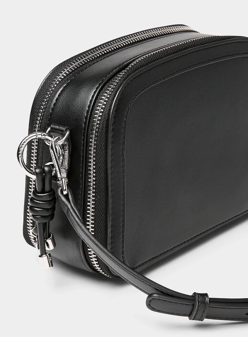 Emma topstitched crossbody bag