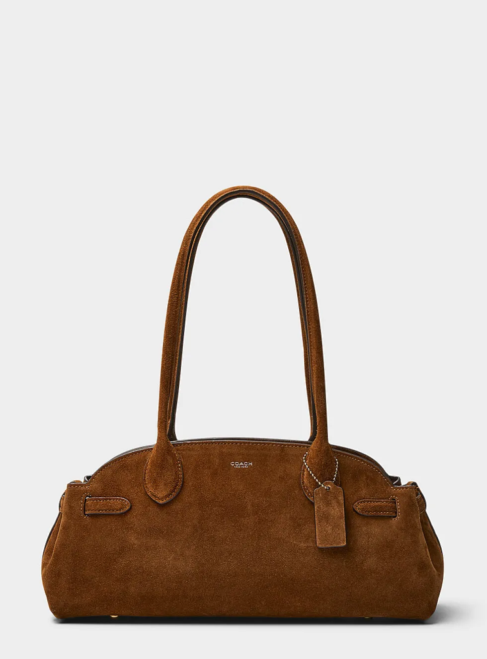 Empire soft suede shoulder bag