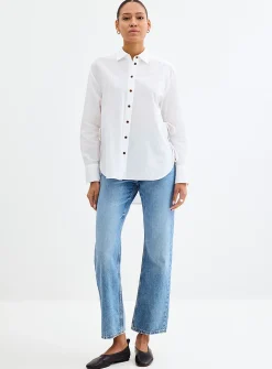 Erigeron side-tie shirt