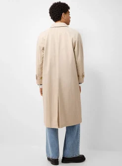 Essential long trench coat