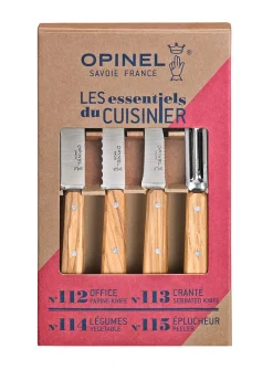 Essentials olive wood box set
