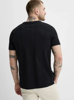 Etched-stripe T-shirt