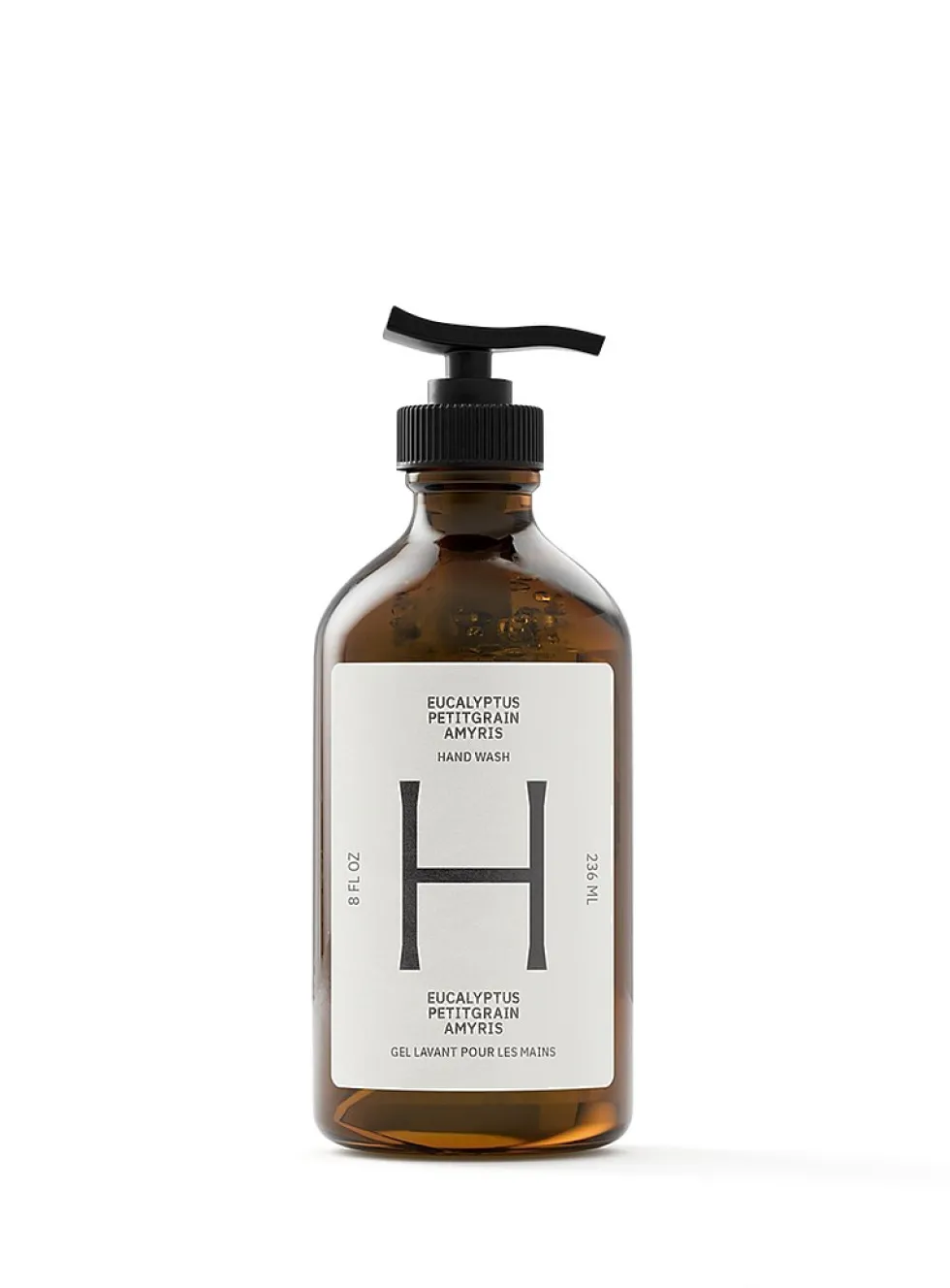 Eucalyptus, petitgrain, and amyris hand soap