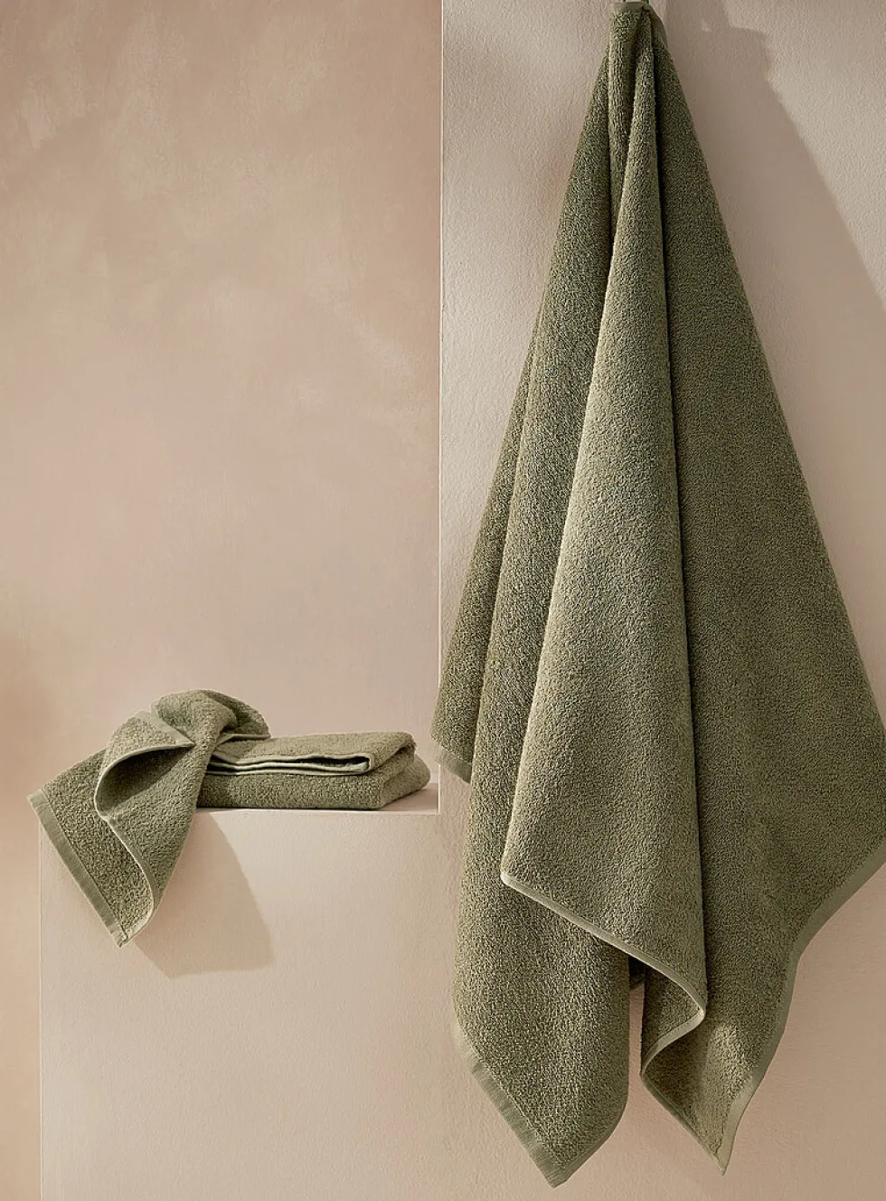 Everyday quick-drying organic cotton towels
