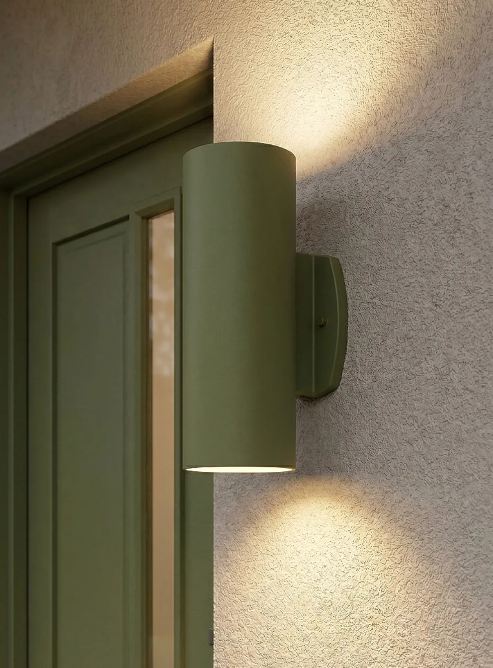 Evolution two-way cylindrical wall sconce