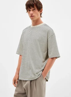 Faded striped T-shirt