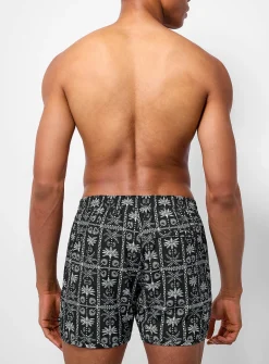 Fan palm swim short