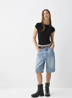 Faux-layered T-shirt