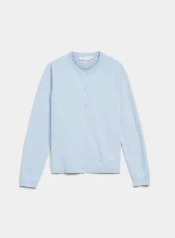 Fine-knit solid essential cardigan
