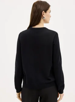Fine-knit solid essential cardigan