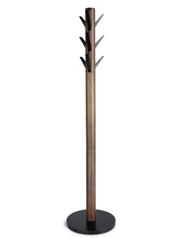 Flapper folding hook coat rack