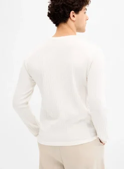Flat-ribbed jersey T-shirt