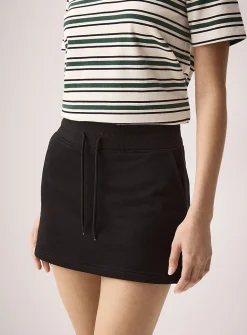 Fleece miniskirt