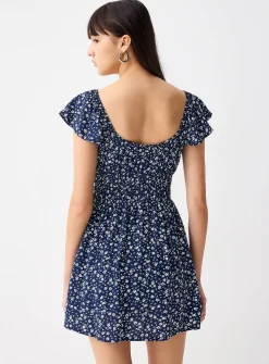 Floral bows short dress