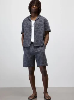 Floral jacquard short
