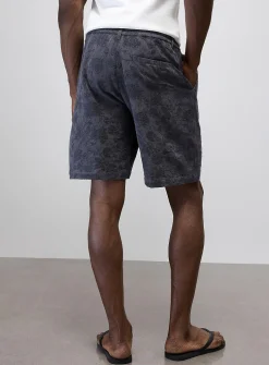 Floral jacquard short