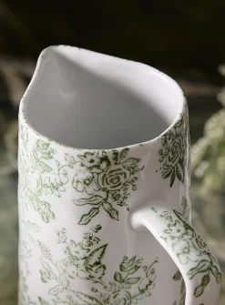 Floral tapestry pitcher