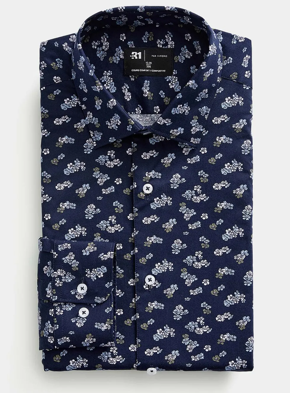 Floral-print shirt