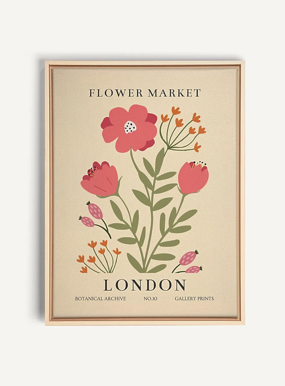 Flower Market London art print